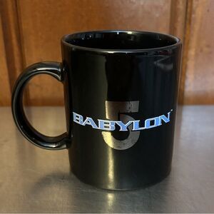 VTG Babylon 5 Coffee Mug Cup 1994 Warner‎ Brothers Television Sci-Fi Collectible